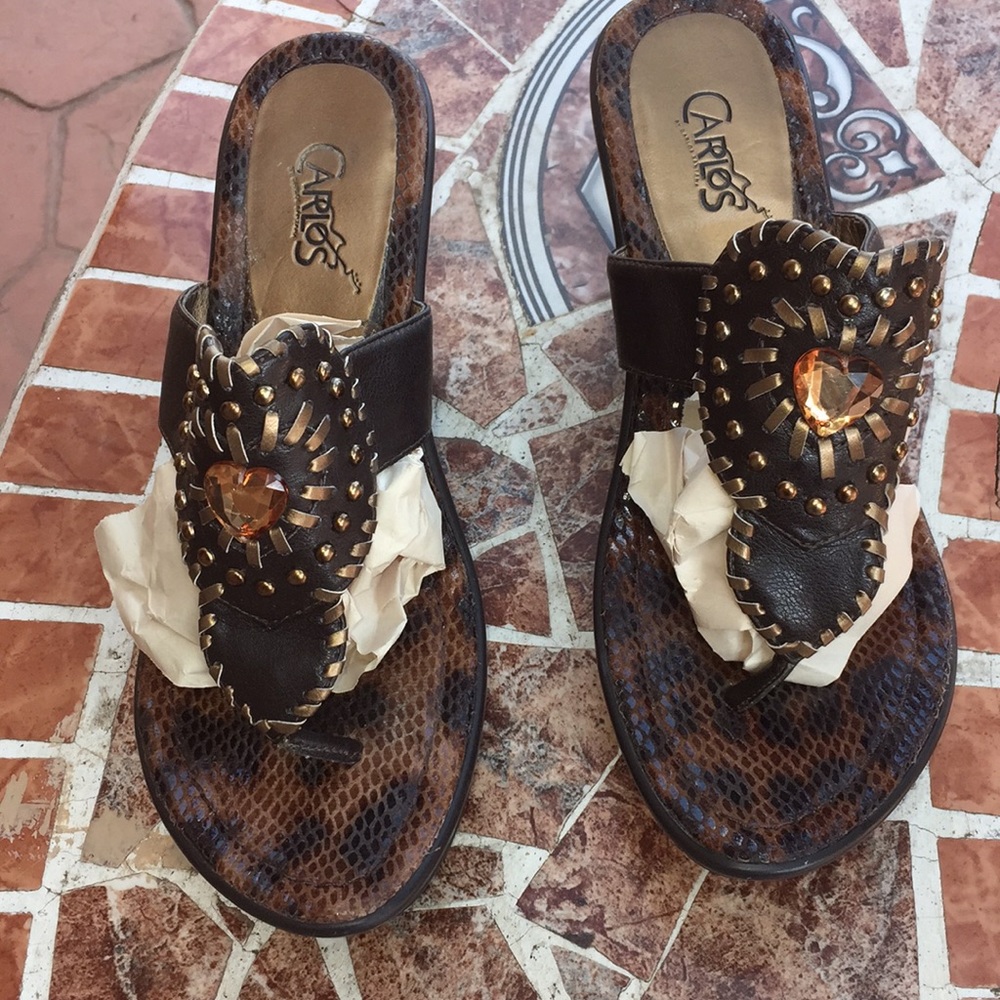 Carlos Santana  brown with stud size 8 New